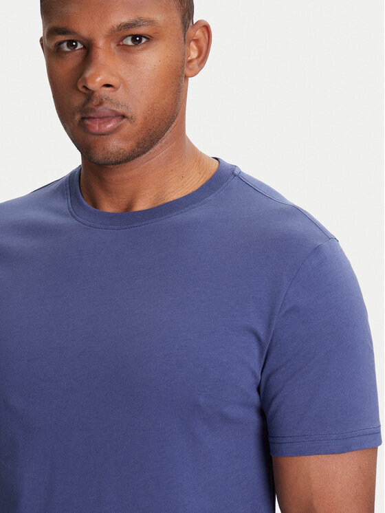 United Colors Of Benetton United Colors Of Benetton T-Shirt 3U53J1F15 Niebieski Regular Fit