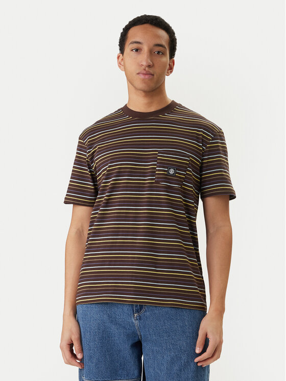 Element Element Póló Icon Label Pocket ELYKT00198 Színes Regular Fit