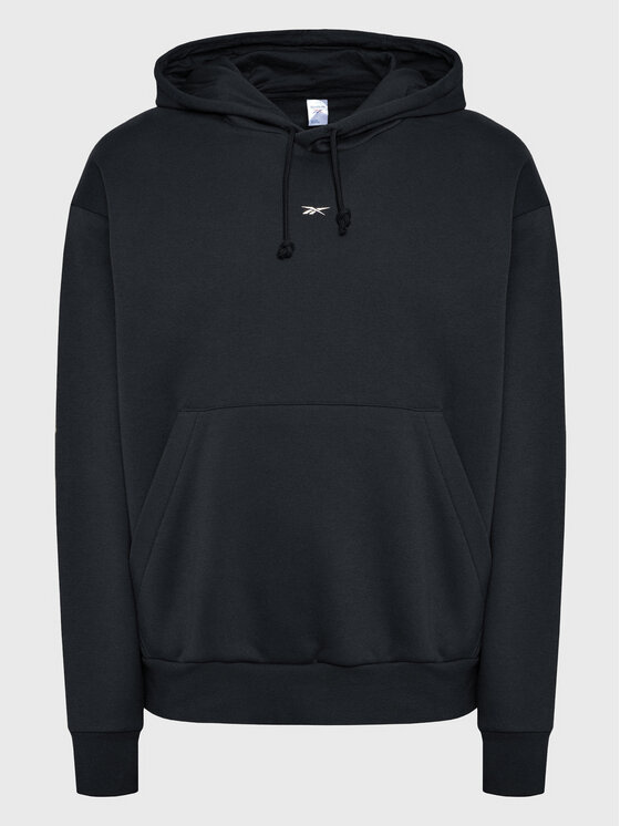 Reebok Reebok Світшот Wardrobe Essentials HM3120 Чорний Loose Fit