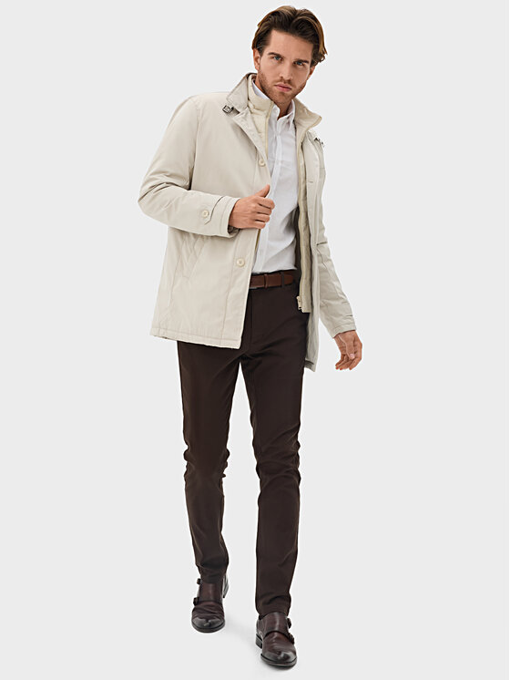 Evenemen Evenemen Kurtka zimowa Dante Écru Slim Fit