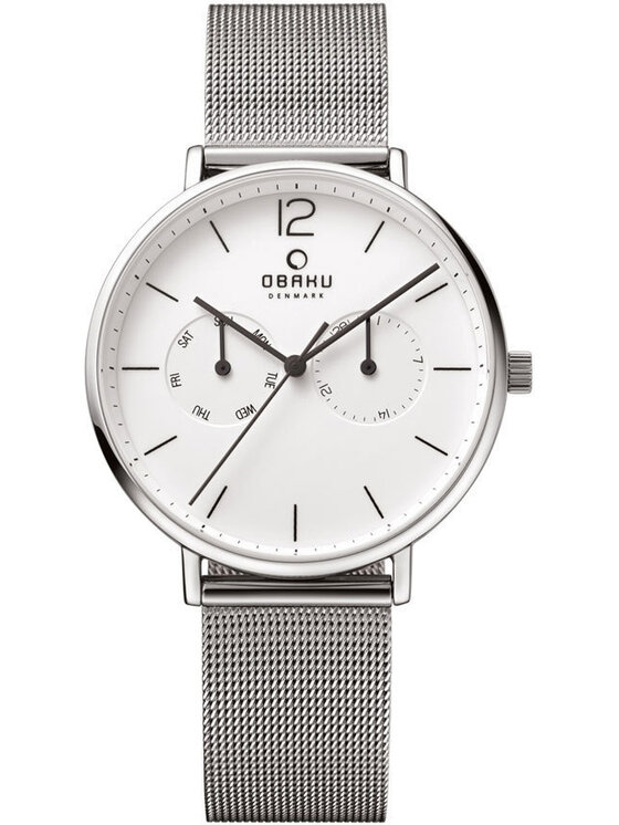 Obaku Obaku Hodinky V182GMCWMC Stříbrná