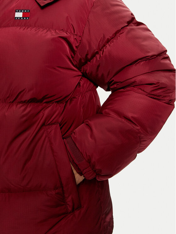 Tommy Jeans Tommy Jeans Пухено яке Alaska DM0DM19537 Бордо Loose Fit