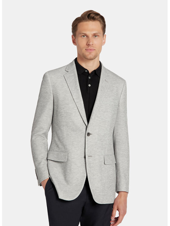 Pako Lorente Pako Lorente Marynarka P25WF-3X-004 Szary Slim Fit