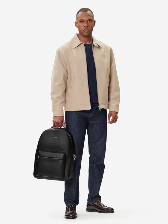Tommy Hilfiger Tommy Hilfiger Раница Th Business Leather Backpack AM0AM13641 Черен