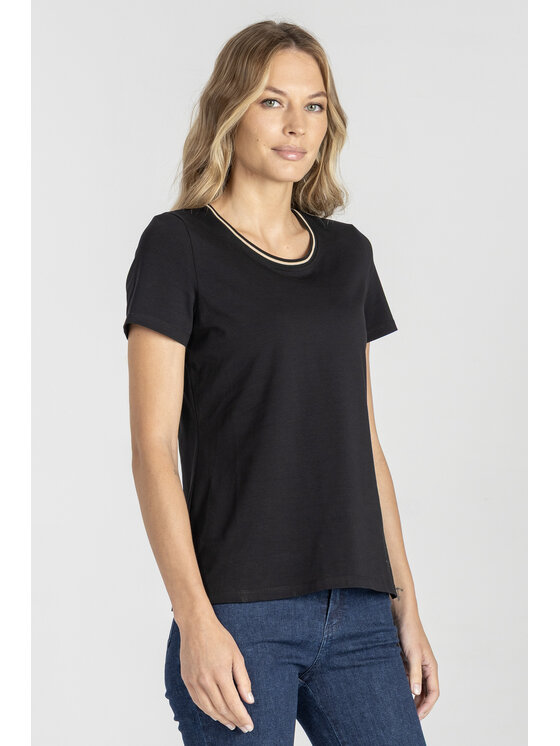 Deni Cler Milano Deni Cler Milano T-Shirt T-DC-T251-E5-10-90-1 Czarny