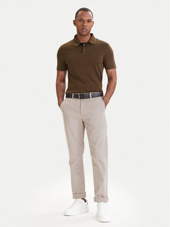 Calvin Klein Calvin Klein Pólóing LV04LB276G Zöld Regular Fit