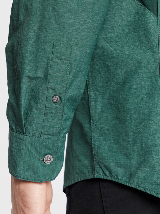 Wrangler Wrangler Koszula WA5BEHG50 112324305 Zielony Regular Fit