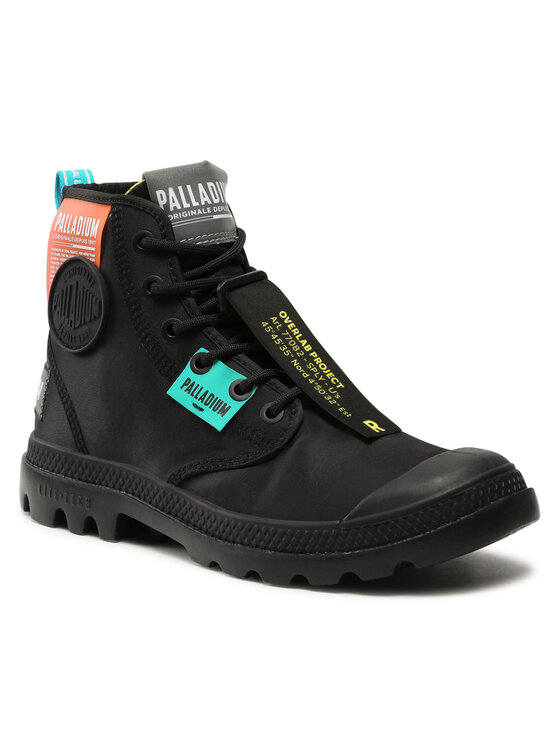 Palladium Palladium Trapery Pampa Lite Overlab Neon 77082-008-M Czarny