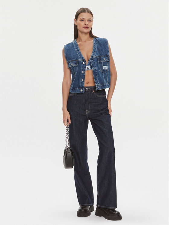 Calvin Klein Jeans Calvin Klein Jeans Weste J20J222471 Blau Regular Fit