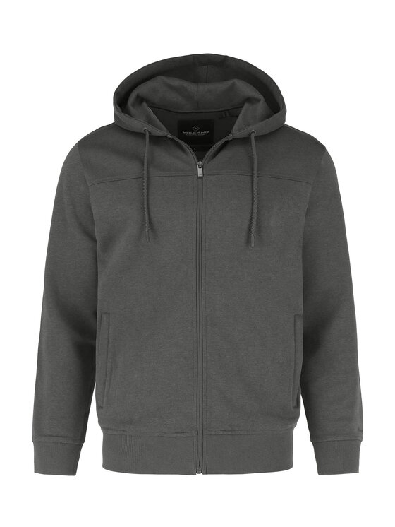 Volcano Volcano Bluza B-HAW Szary Regular Fit