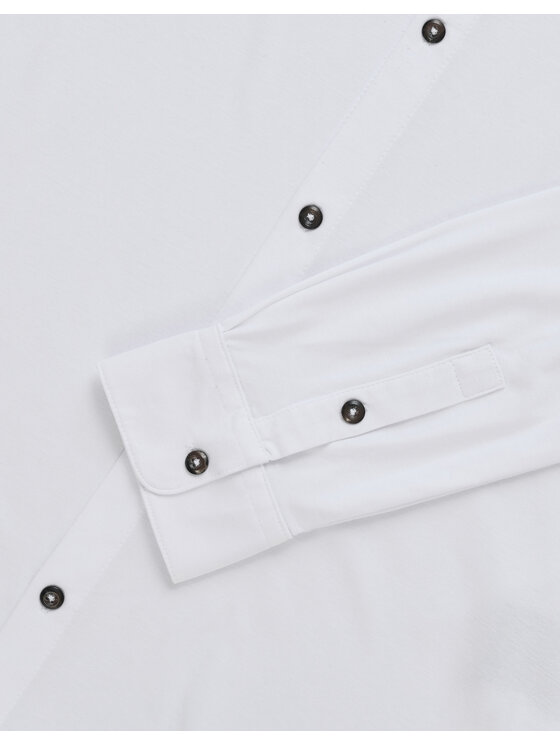 Borgio Borgio Koszula raguza Biały Slim Fit