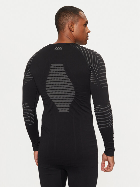 X-Bionic X-Bionic Termoprádlo vrchní části 4.0 Long INWT06W19M Černá Slim Fit