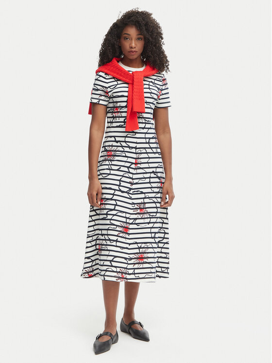 Tommy Hilfiger Tommy Hilfiger Každodenní šaty WW0WW50825 Barevná Regular Fit