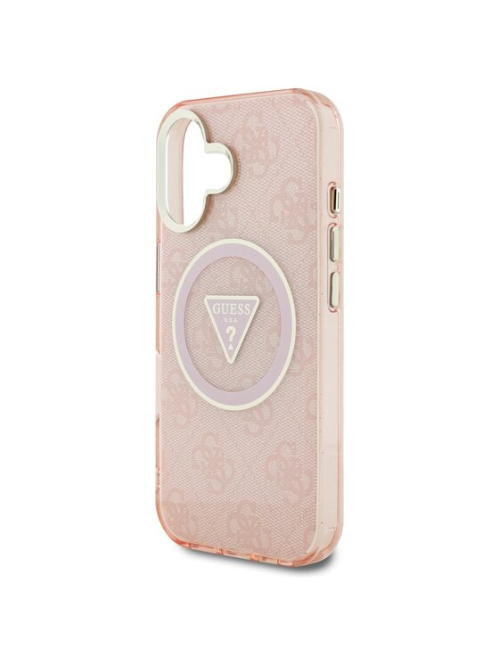 Guess Guess Etui na telefon iPhone 16 Różowy