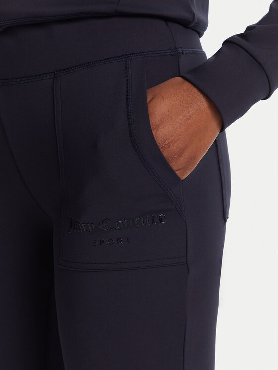 Juicy Couture Juicy Couture Jogginghose Active JCSML125403 Dunkelblau Flared Leg