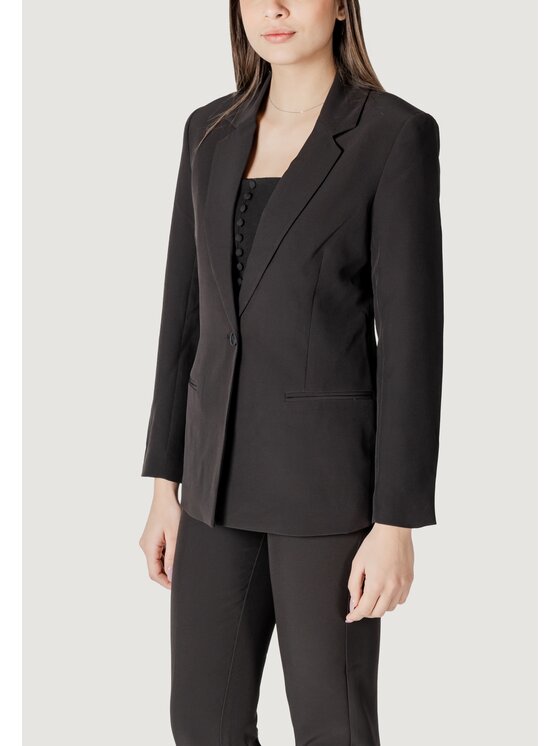 ICHI ICHI Μπουφάν γυναικείο IHLEXI BL6 Μαύρο To Fit