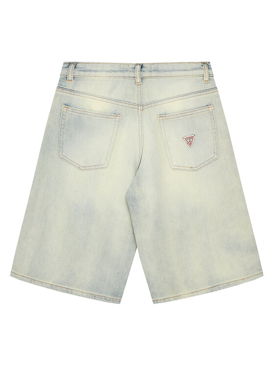 Guess Guess Pantaloni scurți de blugi J5GD09 D45E0 Albastru Regular Fit