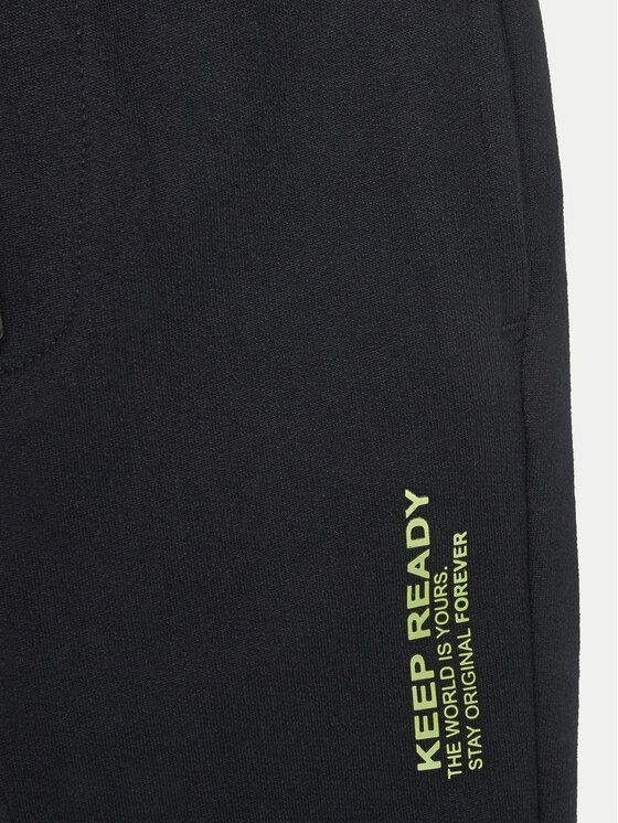 Coccodrillo Coccodrillo Jogginghose WC5120101VBA Schwarz Regular Fit