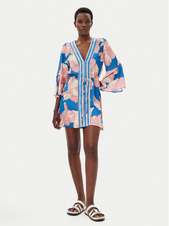 Maaji Maaji Plážové šaty Magnolia Mirage Enjoyable PT2472CPO006 Modrá Regular Fit
