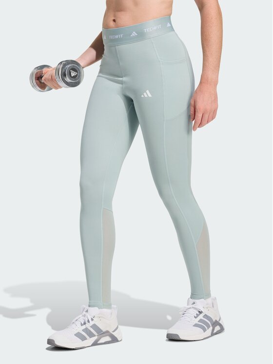 adidas adidas Legginsy 133947 Zielony Regular Fit