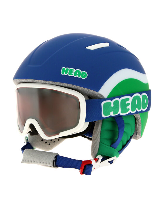 Head Lyžiarska helma Mojo Set Blue/Green 328664 Modrá