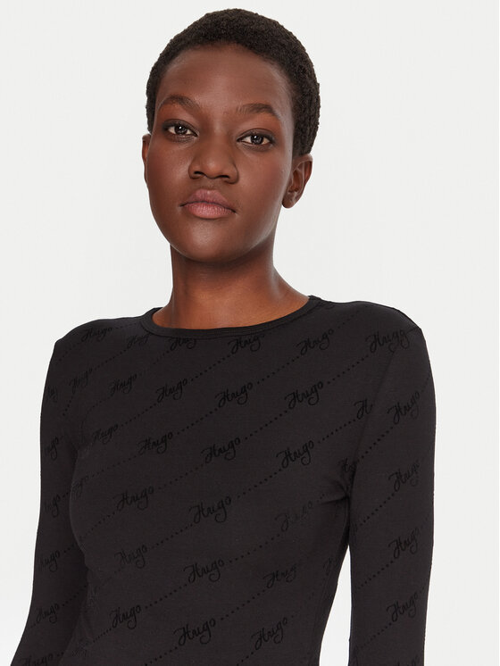 HUGO HUGO Боди Lokky 50549795 Черен Regular Fit
