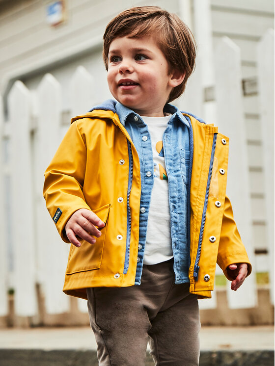 Mayoral Mayoral Regenjacke 2470 Gelb Regular Fit