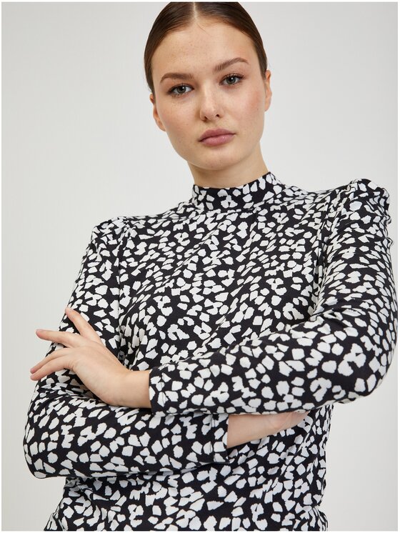 Orsay Orsay Koszula 159274-660000__XL Czarny Regular Fit