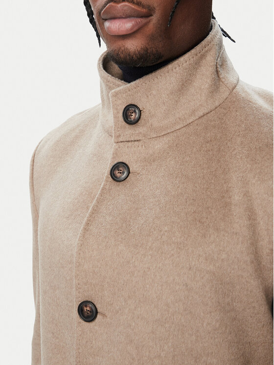 BOSS BOSS Wollmantel H-Hyde-SU-264 50571853 Braun Slim Fit