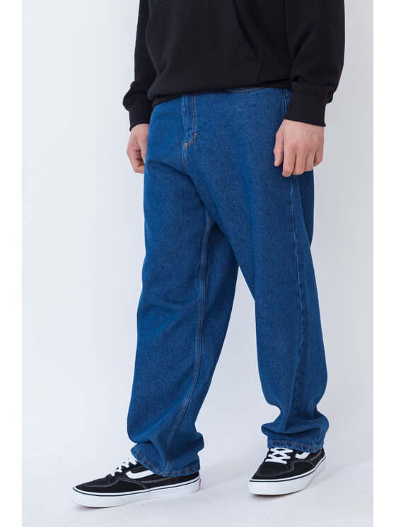 Kamuflage Kamuflage Jeansy Nostalgia Granatowy Baggy Fit