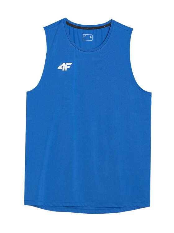 4F 4F Tank top NOS Niebieski Regular Fit