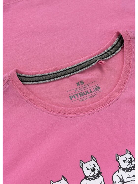 PITBULL PITBULL T-Shirt SOFTBITE Różowy Regular Fit