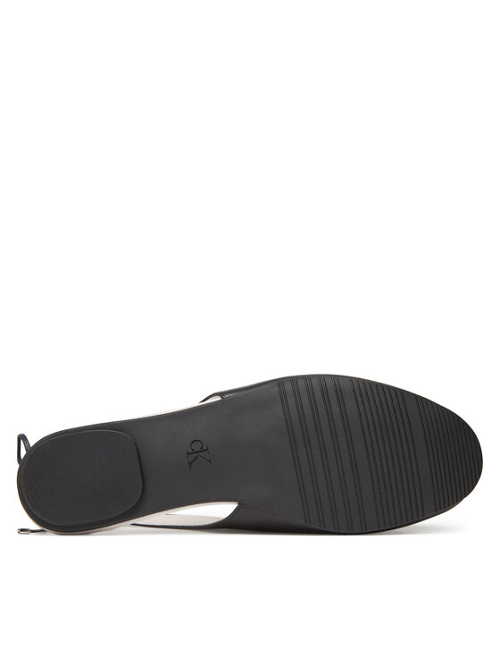 Calvin Klein Calvin Klein Sandali Ballerina Sling Back Lth HW0HW02655 Nero