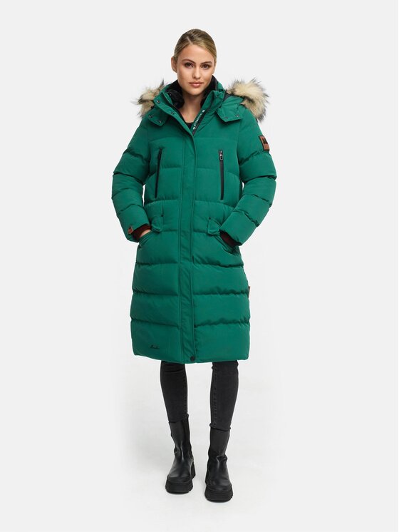 Marikoo Marikoo Kurtka zimowa Schneesternchen Zielony Regular Fit