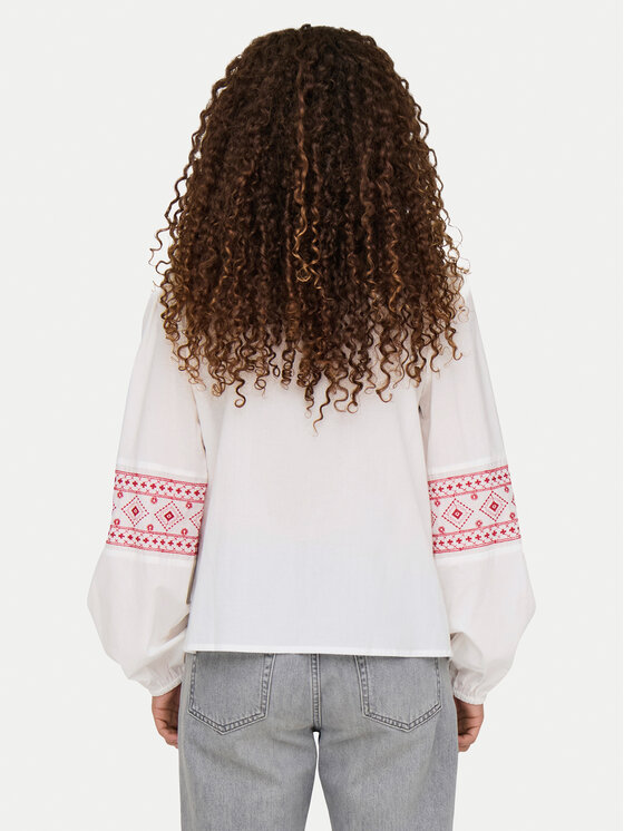 JDY JDY Bluzka Lulu 15345478 Biały Regular Fit