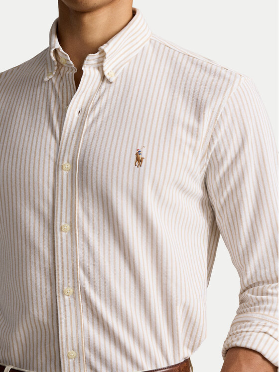 Polo Ralph Lauren Polo Ralph Lauren Koszula 710934575003 Beżowy Slim Fit