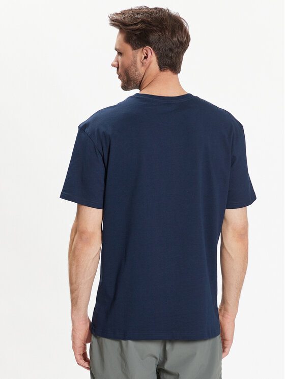 Columbia Columbia T-Shirt Basic Logo 1680053 Granatowy Regular Fit