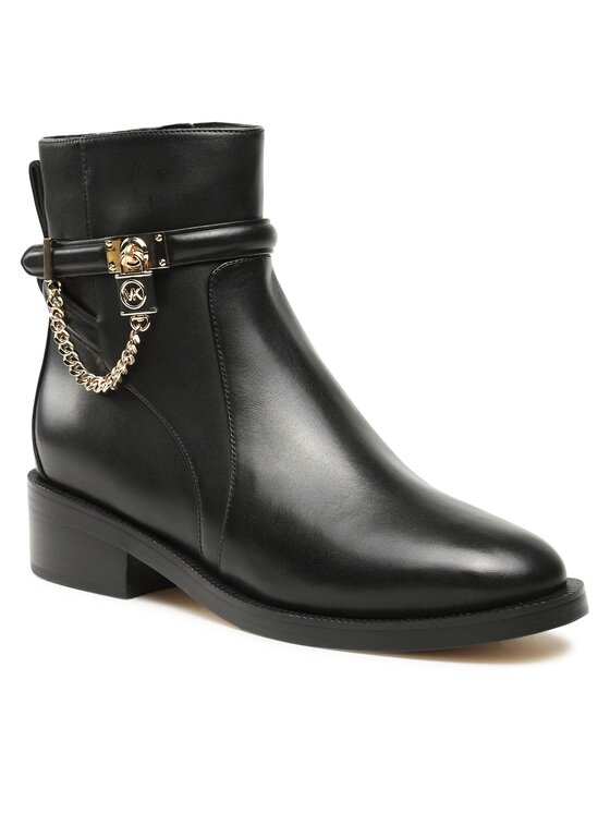 MICHAEL Michael Kors MICHAEL Michael Kors Μποτάκια Hamilton Flat Bootie 40F3HAME5L Μαύρο