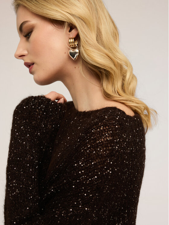 Motivi Motivi Maglione M298E002268N022 Marrone Regular Fit