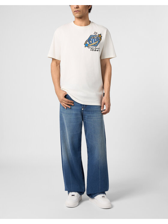 PHILIPP PLEIN PHILIPP PLEIN Tričko 31111 Biela Regular Fit