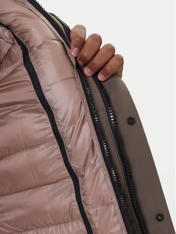 Geox Geox Parka Velletri M5628F T3285 F1432 Marrone Regular Fit