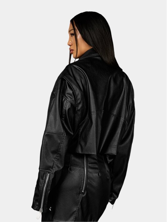 MADE BY SOCIETY MADE BY SOCIETY Kurtka anorak Jacheta CORE FRAGMENT - J27224 Czarny Basic Fit