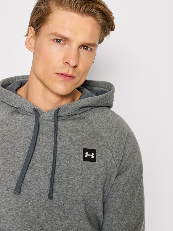 Under Armour Under Armour Bluza Rival 1357092 Szary Loose Fit