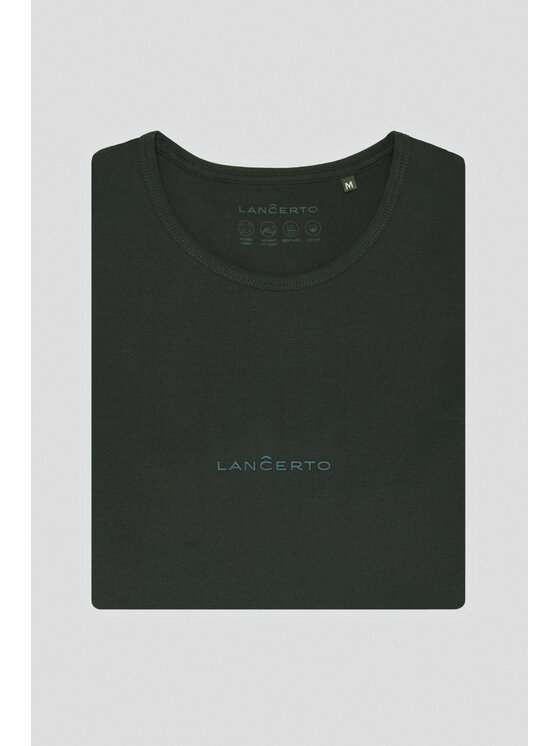 Lancerto Lancerto T-Shirt Calum TS073124000017 Zielony Regular Fit