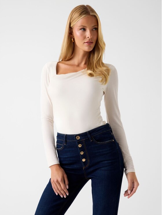 Guess Guess Top 180433 Béžová Classic Fit