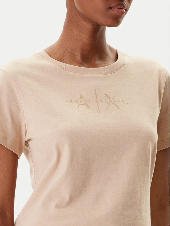 Armani Exchange Armani Exchange T-särk XW001366 AF10356 U1051 Beež Regular Fit