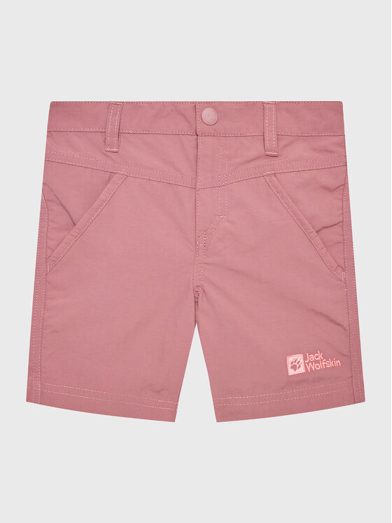 Jack Wolfskin Bavlnené šortky Sun 1605614 Fialová Regular Fit