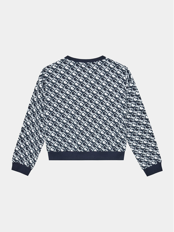 Guess Guess Majica dugih rukava J4RQ00 KA6R3 Tamnoplava Regular Fit