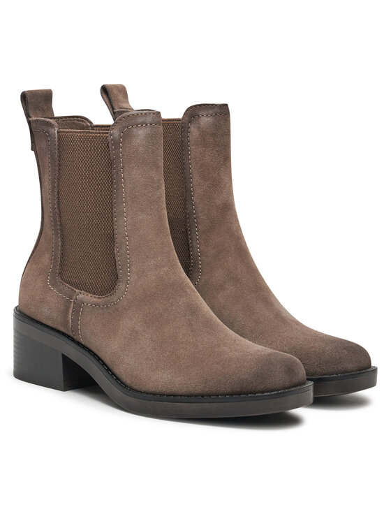 Tamaris Tamaris Kotníková obuv s elastickým prvkem 1-25309-43 Béžová
