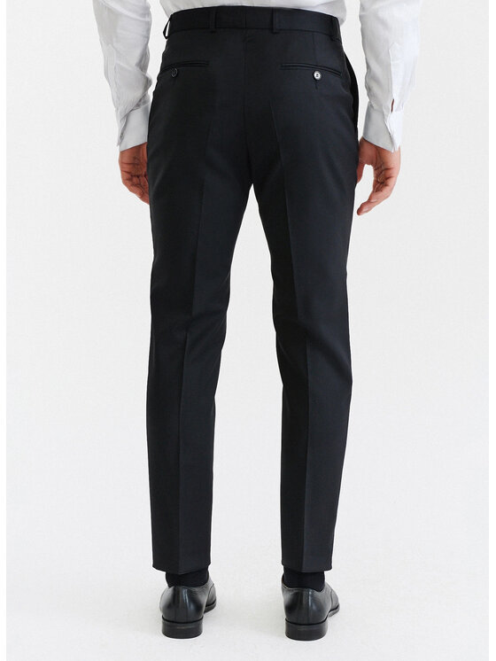 Pako Lorente Pako Lorente Spodnie garniturowe P000B-6S-001 Czarny Slim Fit